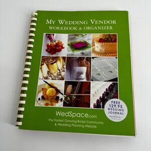 My Wedding Vendor Workbook & Organizer Spiral Bound Book